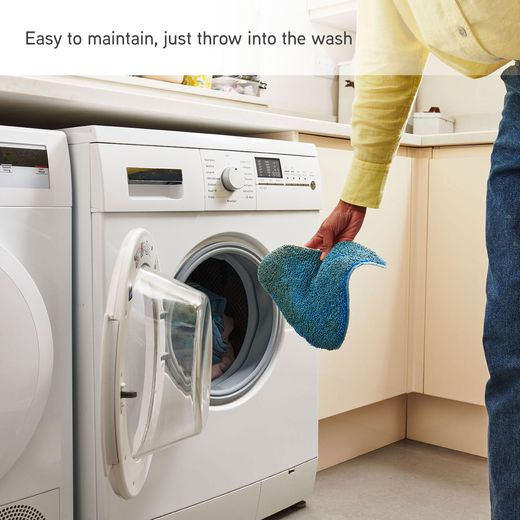 Vax Steam Fresh Total Home CDST-SFXT Steam Mop with up to 15 Minutes Run Time - Navy Blue - Annotation -  Easy maintain shot